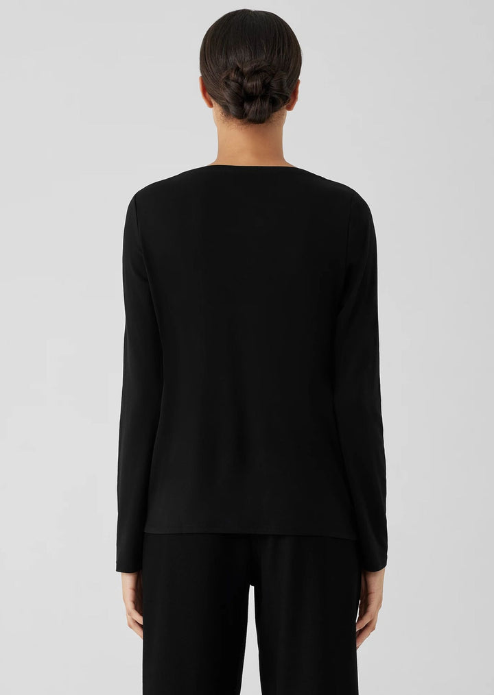 Eileen Fisher - Scoop Neck Long Sleeve Top