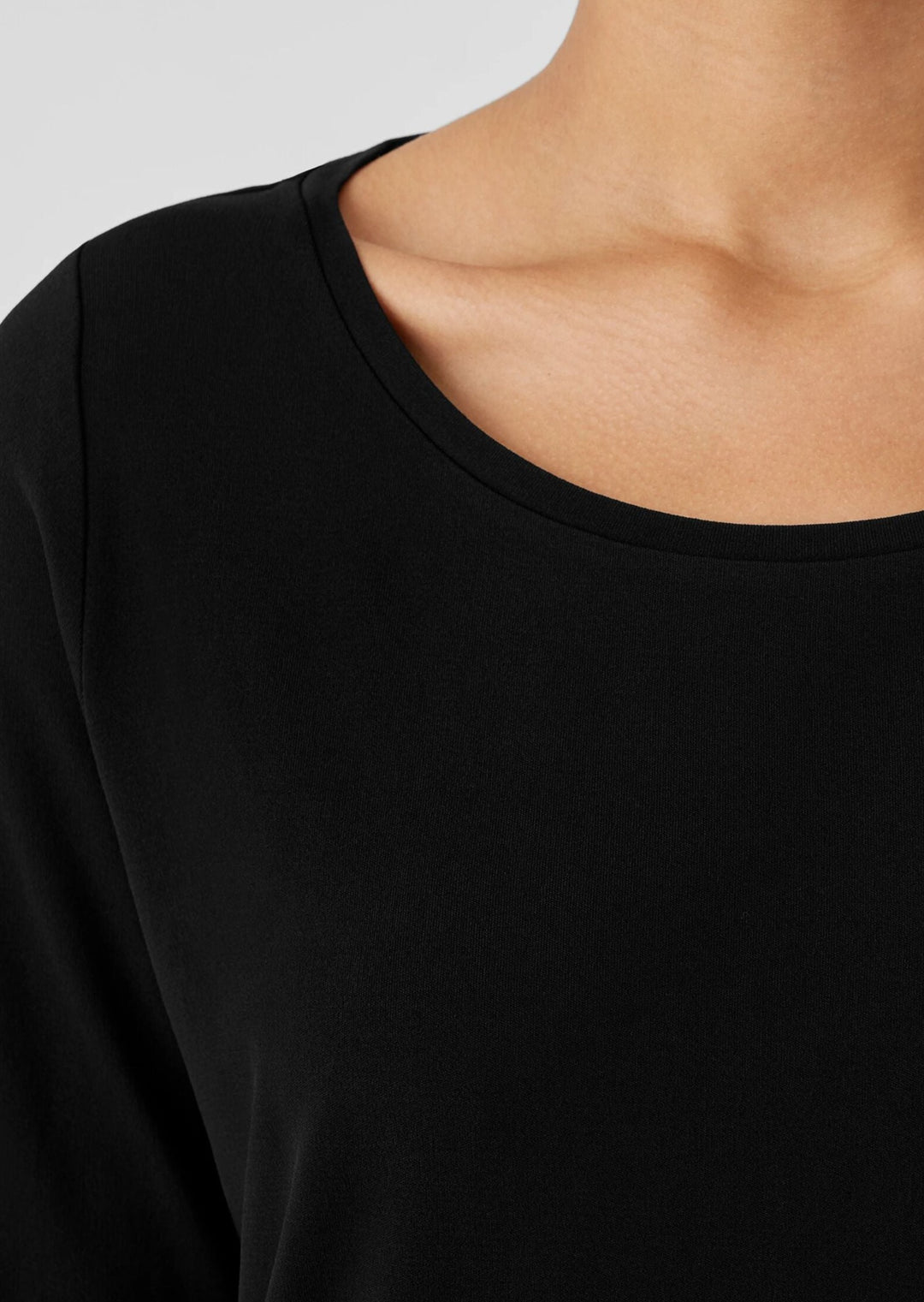 Eileen Fisher - Scoop Neck Long Sleeve Top