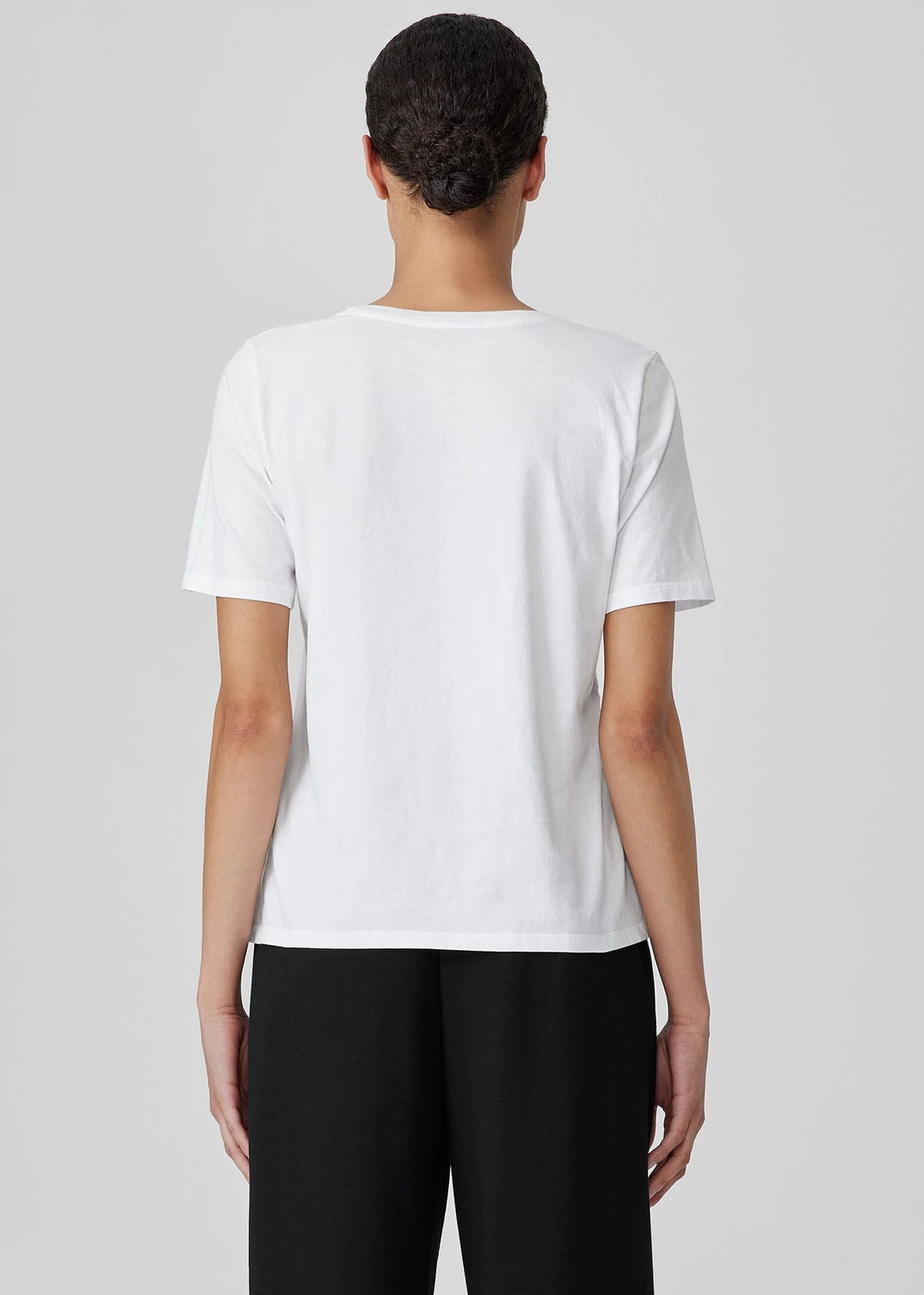 Eileen Fisher - Organic Pima Cotton Jersey Round Neck Tee