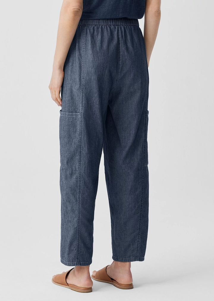 Eileen Fisher - Airy Organic Cotton Twill Cargo Pant -SALE