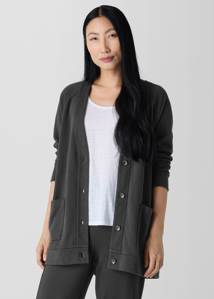 Eileen Fisher - V NK Long Jacket Long Sleeves