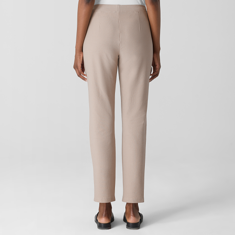 EILEEN FISHER - PANTALON SLIM À LA CHEVILLE EN CRÊPE