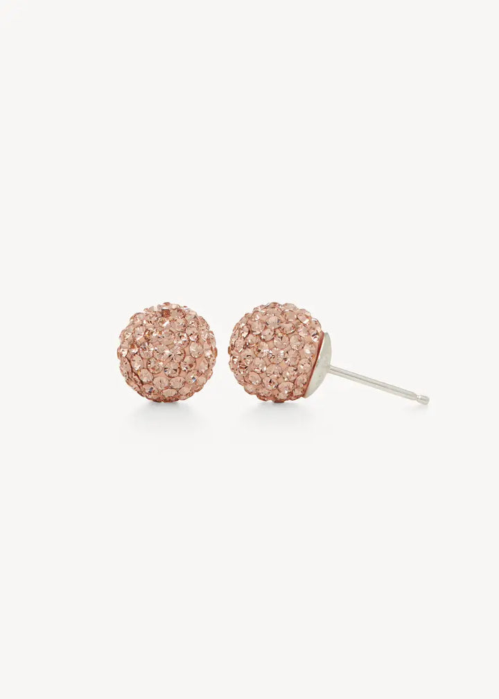 Hilberg & Berk - Medium Sparkle Ball Stud Earrings