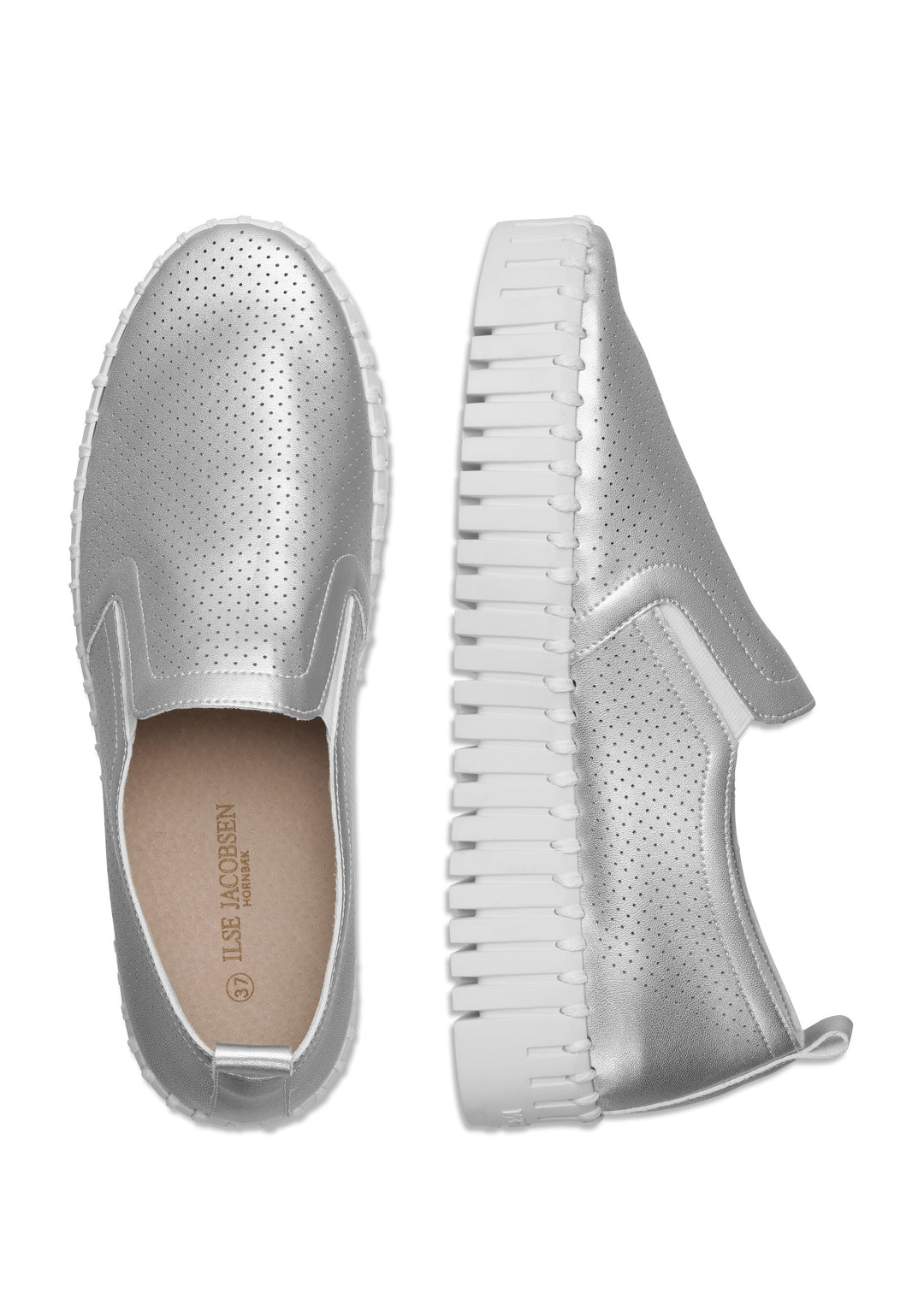 Ilse Jacobsen - Tulip Perforated Platform Loafer