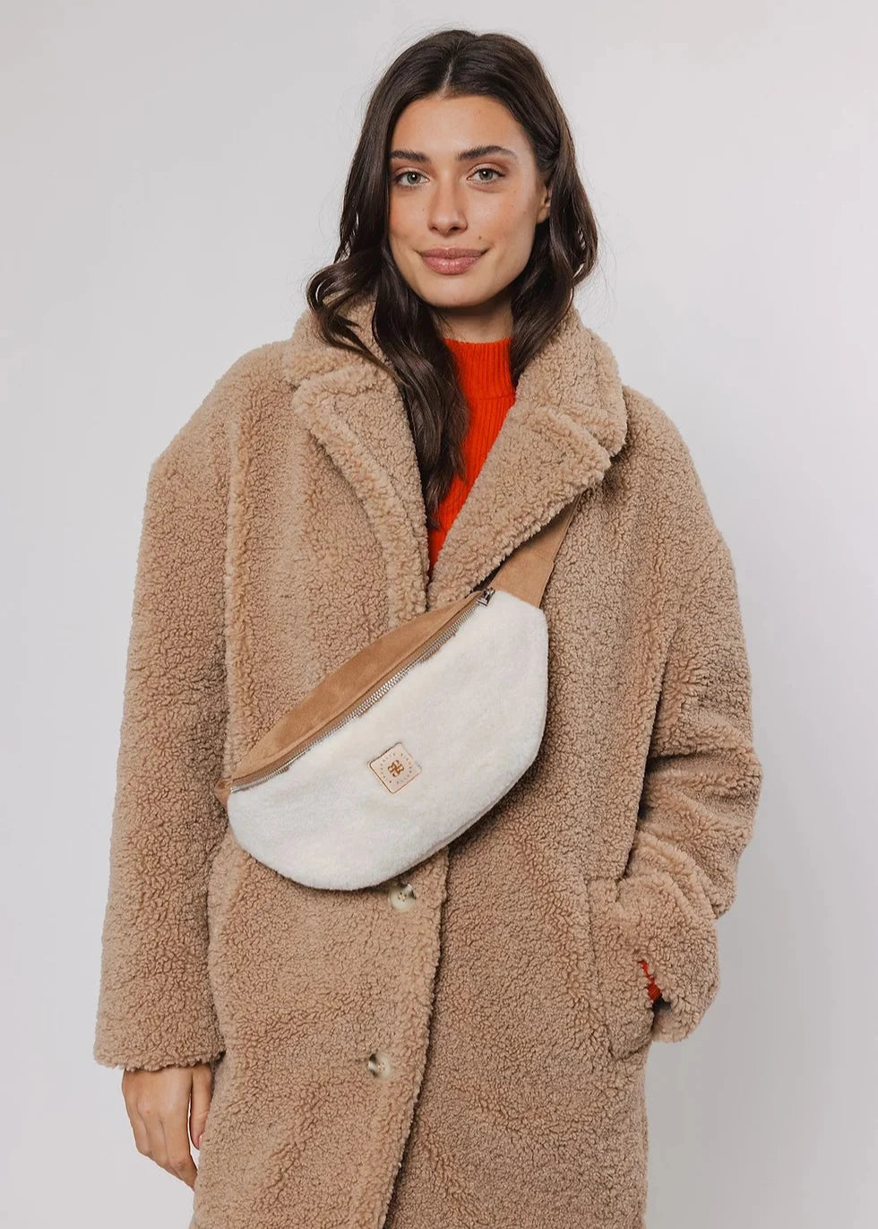 Rino & Pelle - Joleen Faux Shearling Bum Bag