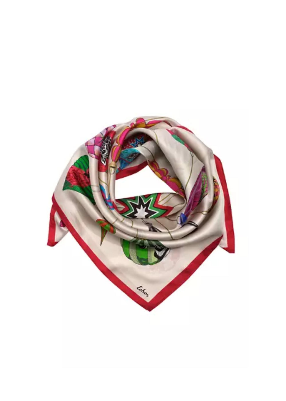 Echo - Deck the Halls Silk Scarf