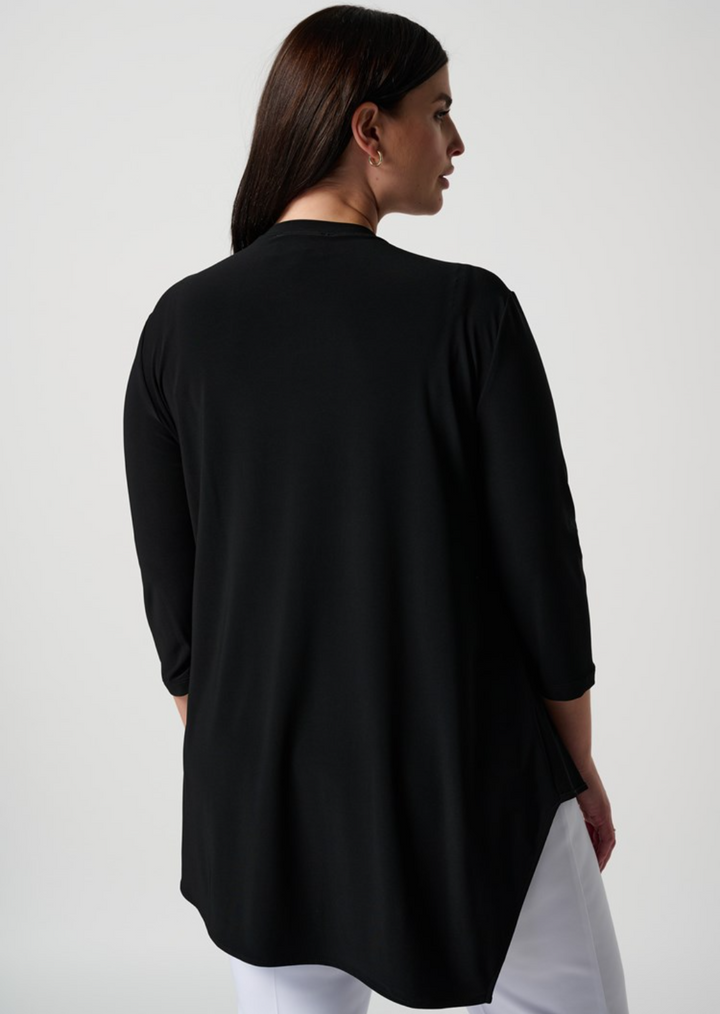 Joseph Ribkoff - Asymmetrical V-Neck Top