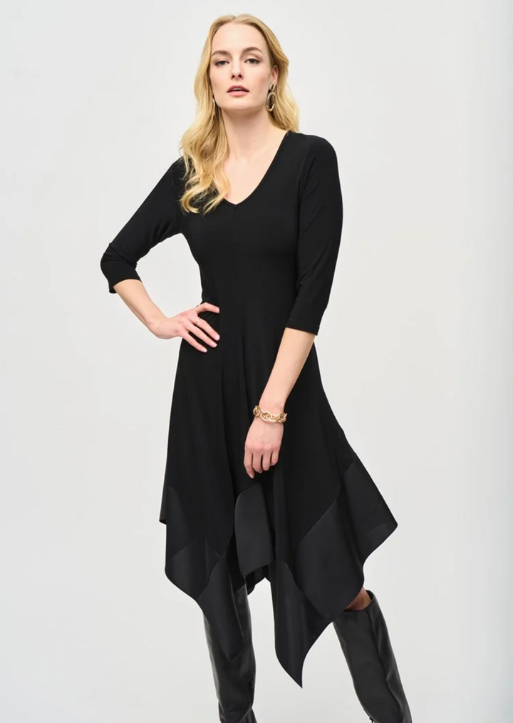 Joseph Ribkoff - Silky Knit Handkerchief Dress