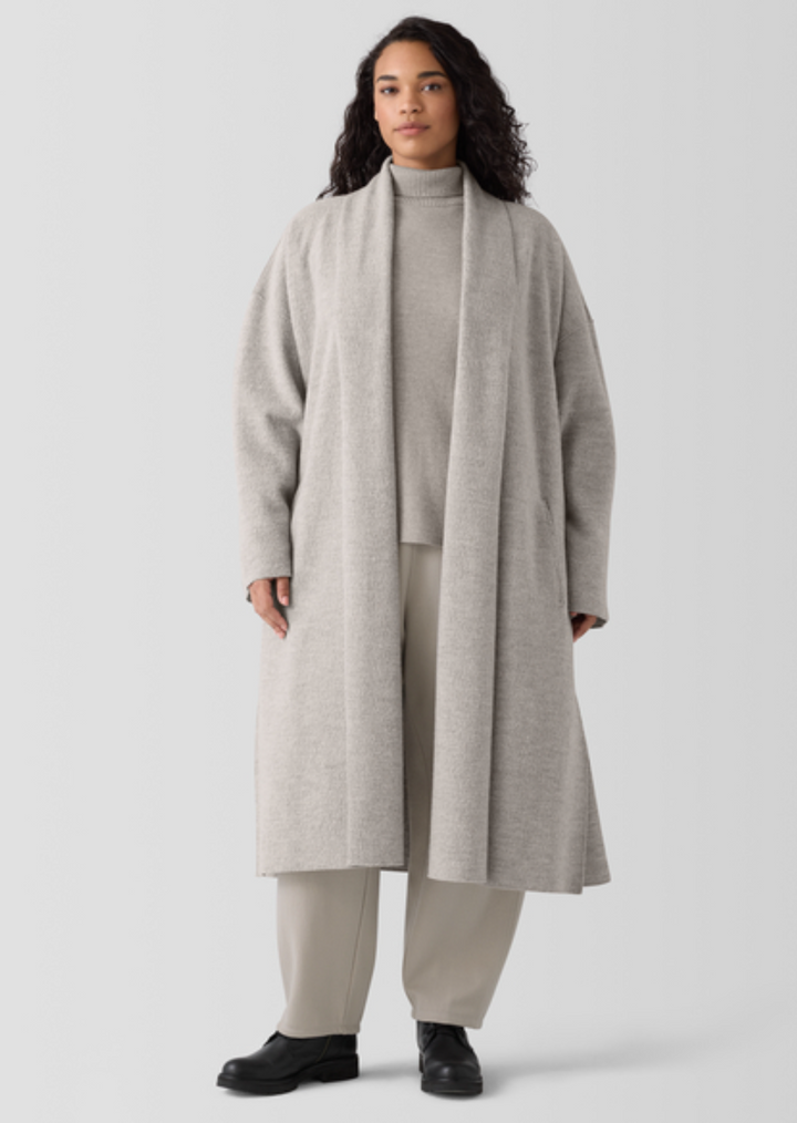 Eileen Fisher - Lightweight Boiled Wool Icon Coat