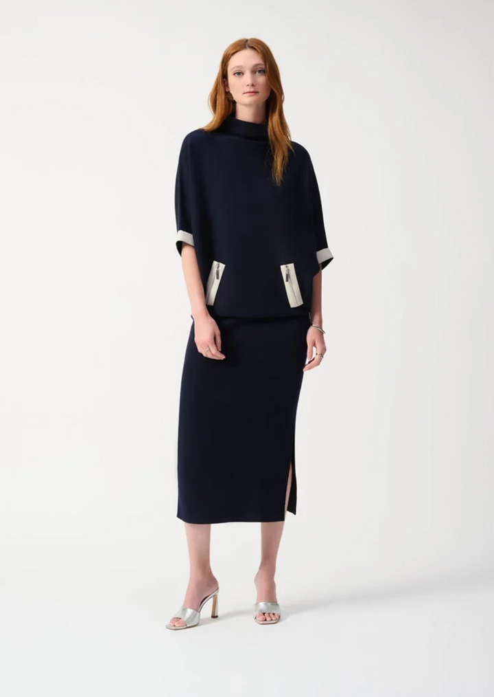 Joseph Ribkoff - Sweater Knit Midi Skirt