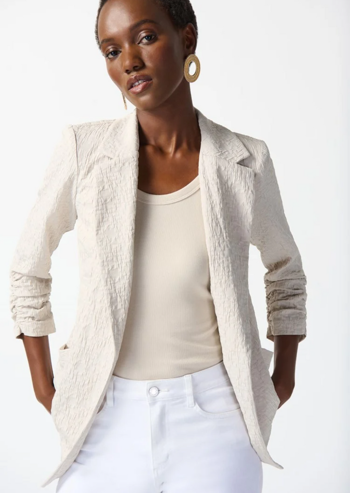 Joseph Ribkoff -Woven Jacquard Boxy Blazer