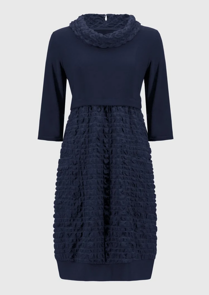 Joseph Ribkoff - Jacquard And Silky Knit Cocoon Dress