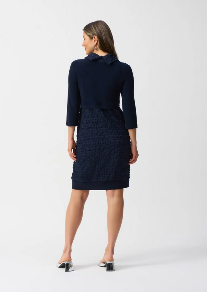 Joseph Ribkoff - Jacquard And Silky Knit Cocoon Dress