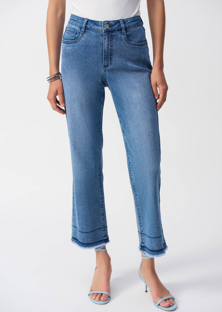 Joseph Ribkoff - Flare Crop Stretch Jeans