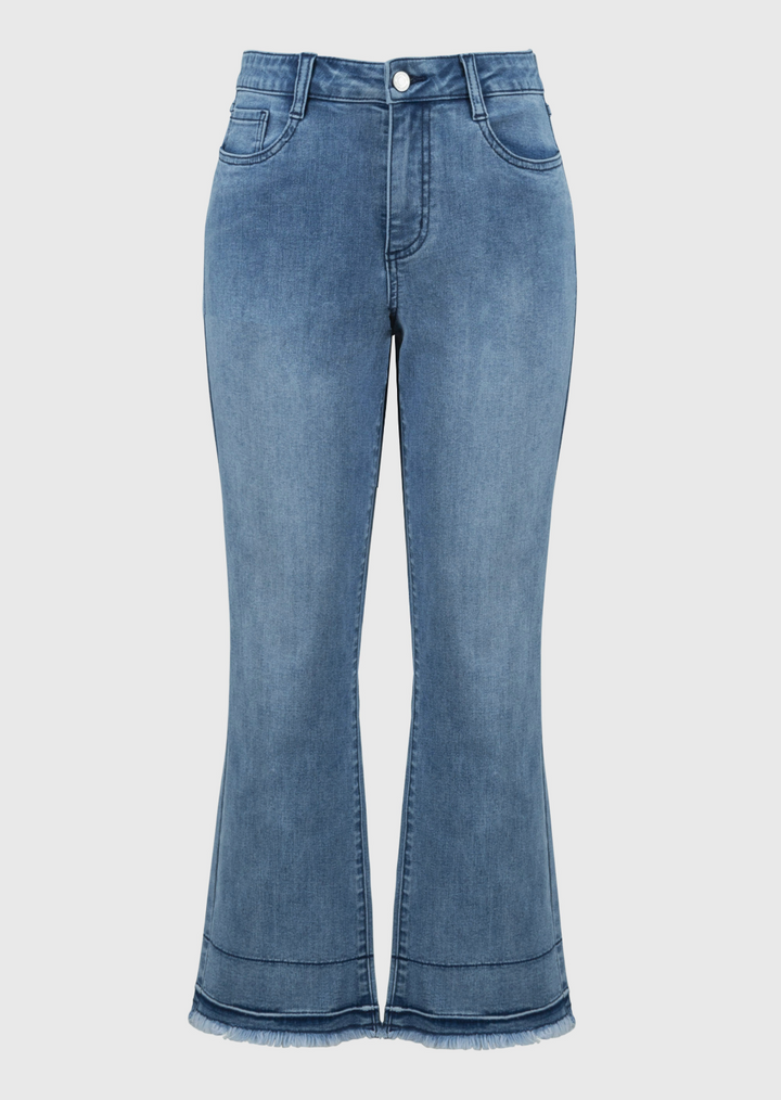 Joseph Ribkoff - Flare Crop Stretch Jeans