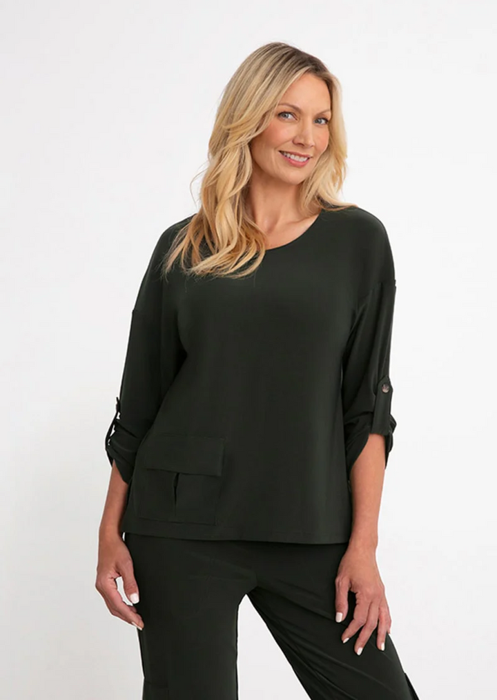 Sympli - Safari Top 3/4 Sleeve -SALE