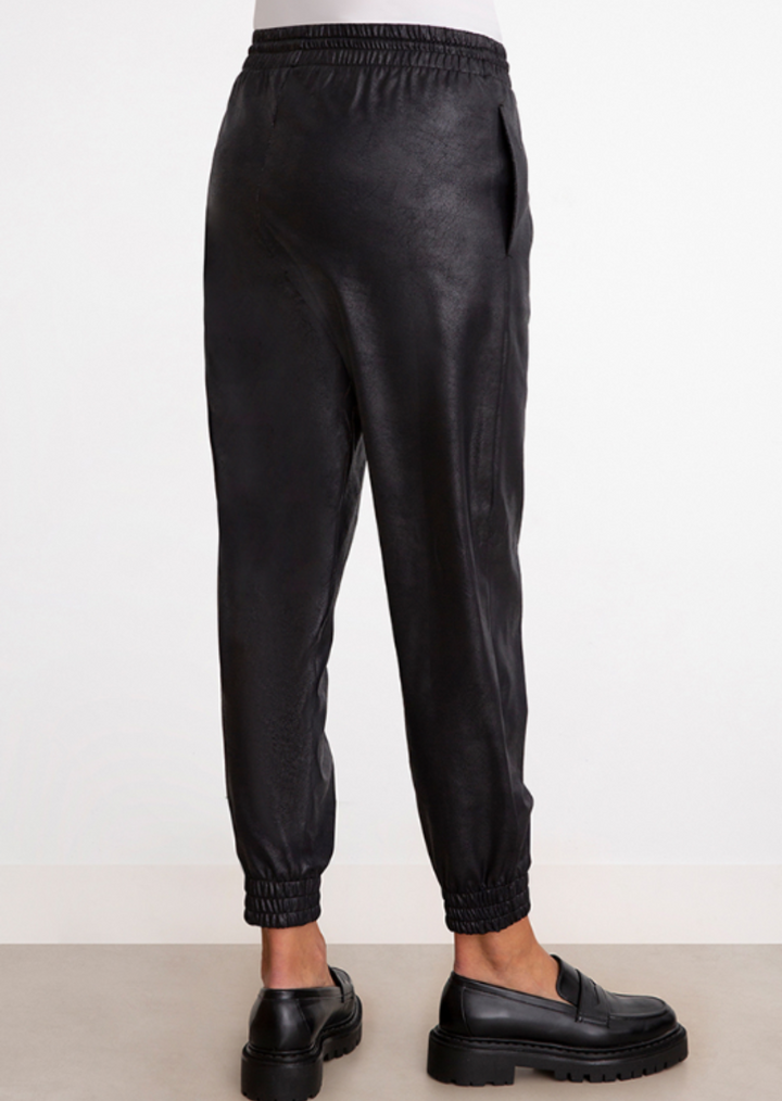 Sympli - Faux Leather Jogger -SALE