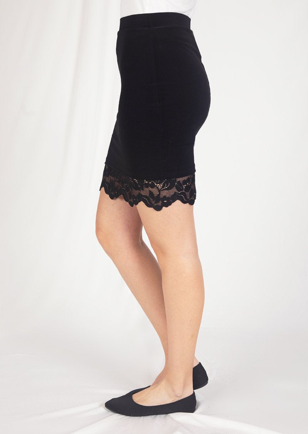 Sympli - Lace Reversible Mini Skirt -SALE