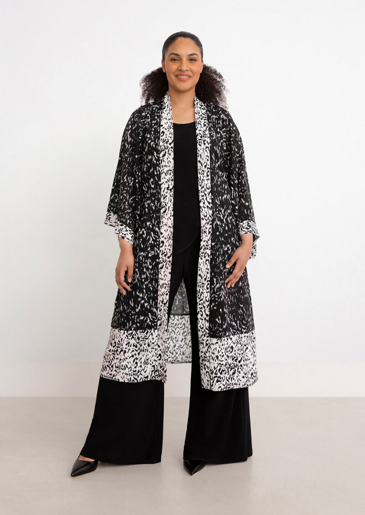 Sympli - Whisper Two Tone Kimono -SALE