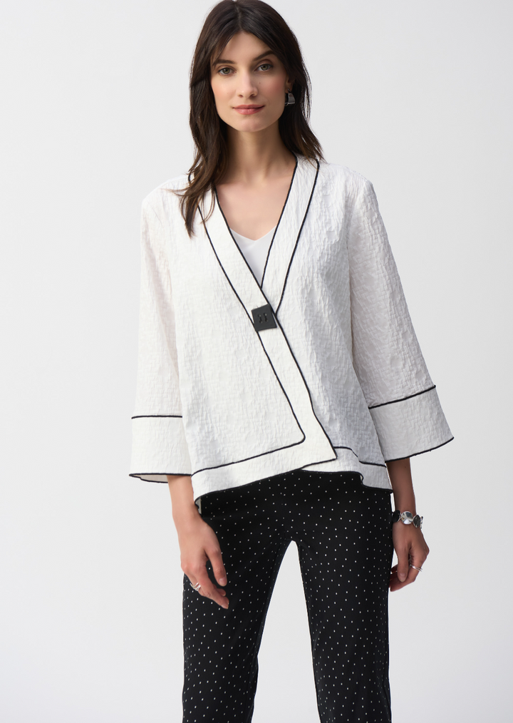 Joseph Ribkoff - Jacquard Woven Swing Jacket