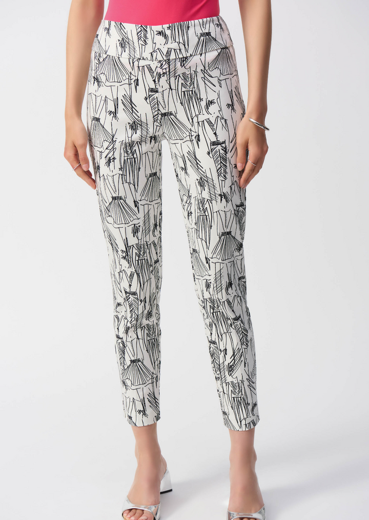 Joseph Ribkoff - Millennium Conversational Print Slim Fit Pants