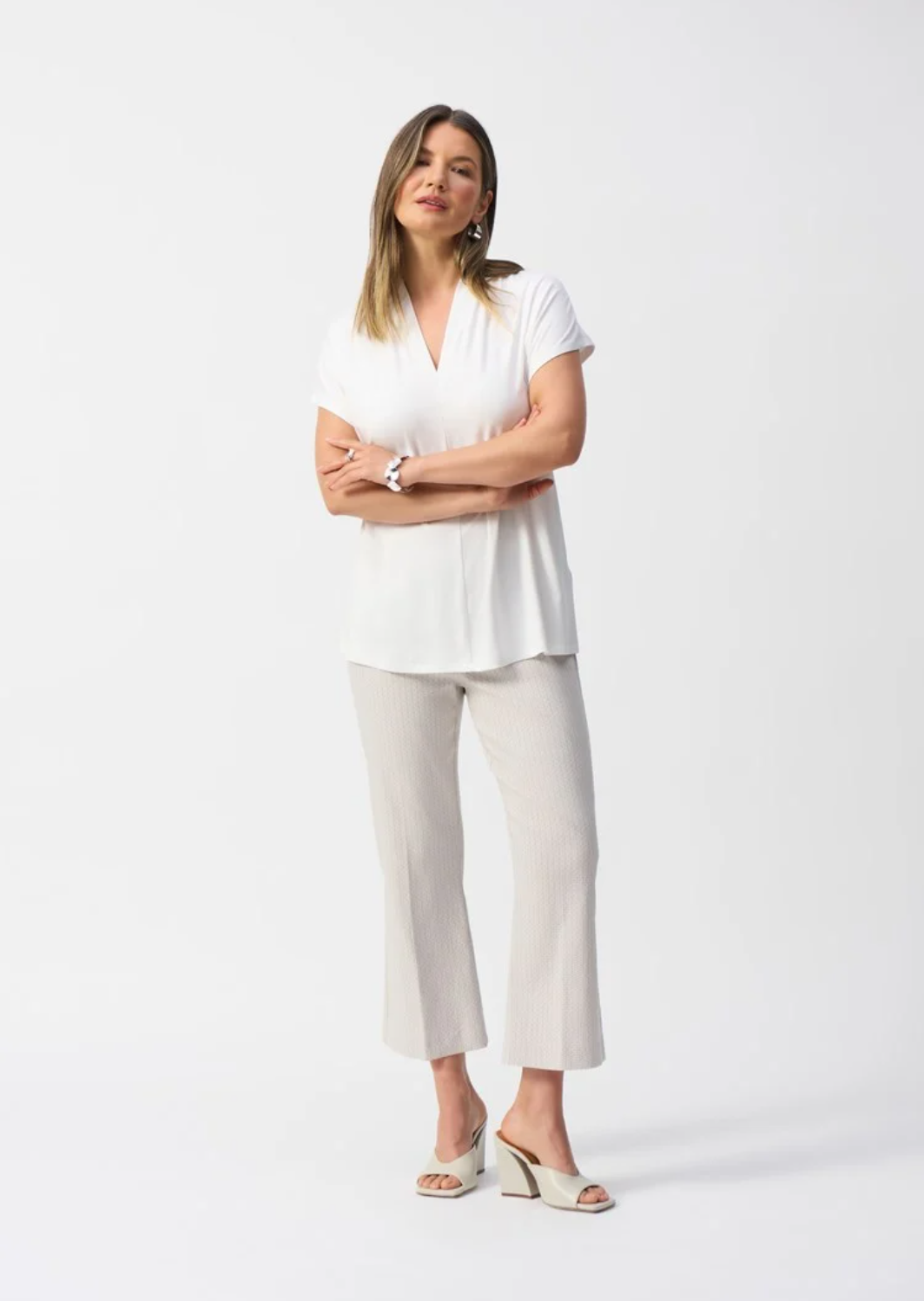 Joseph Ribkoff - Jersey Short Sleeve Straight Top