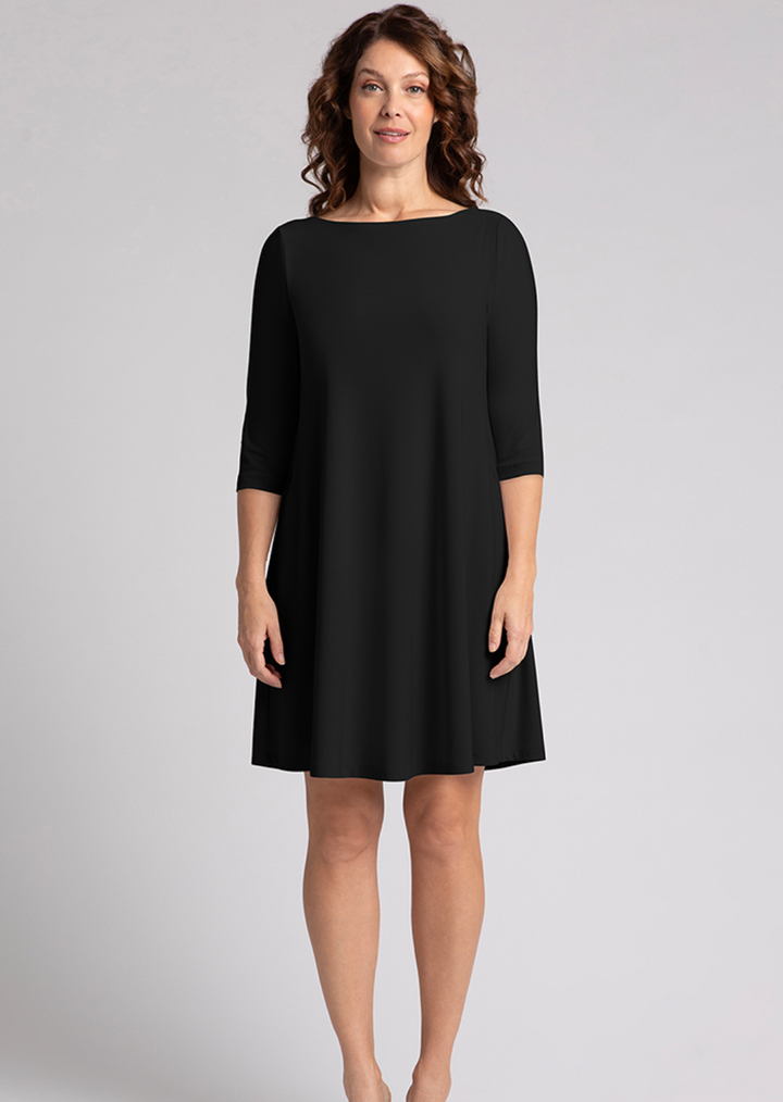 Sympli - Nu Trapeze 3/4 Sleeve Dress