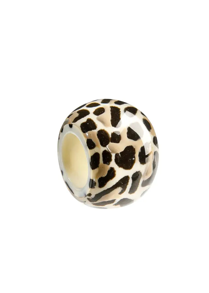 Zsiska - Round Animal Print Bead