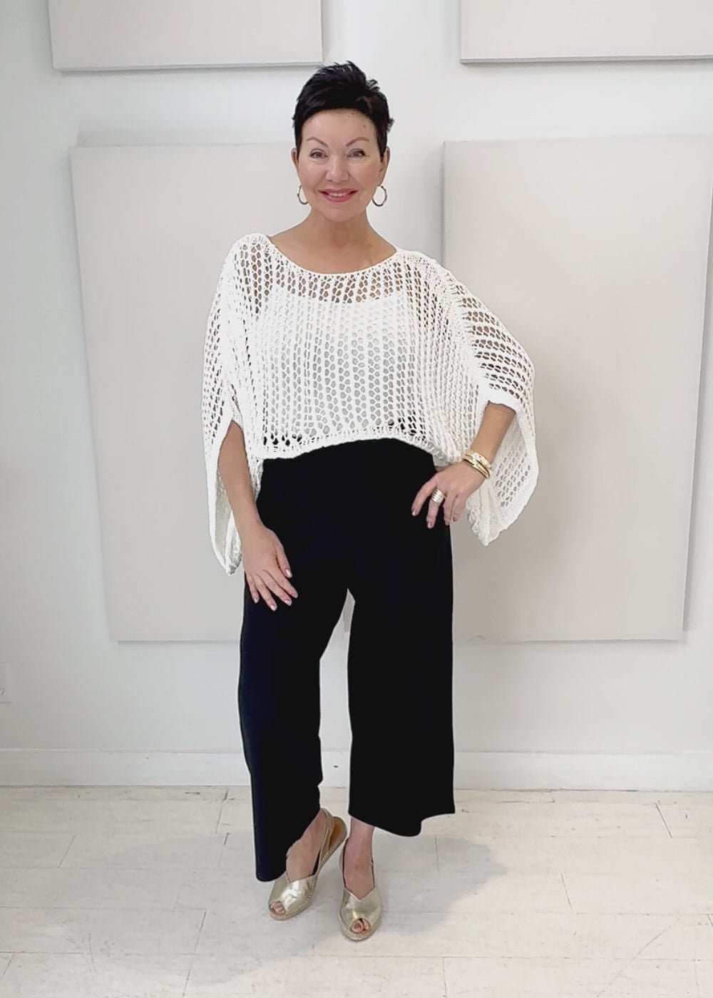 Catherine Lillywhite's - Holy Knit Crop Top