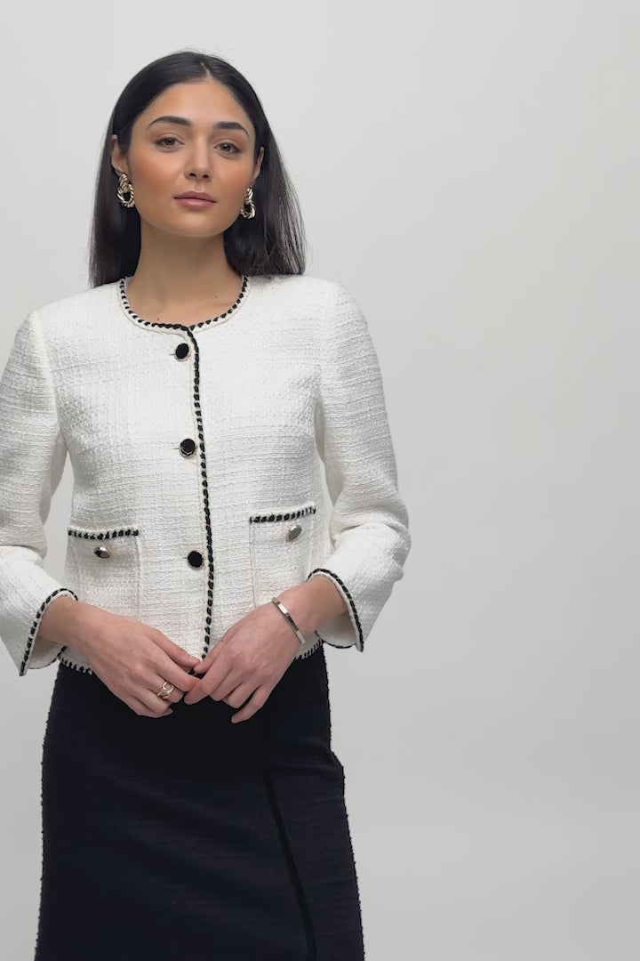 Joseph Ribkoff - Boucle Jacket Trim