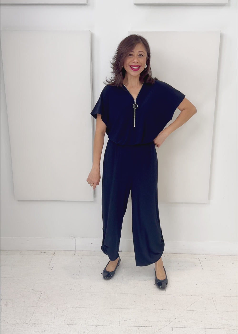 Joseph Ribkoff - Silky Knit Culotte Jumpsuit