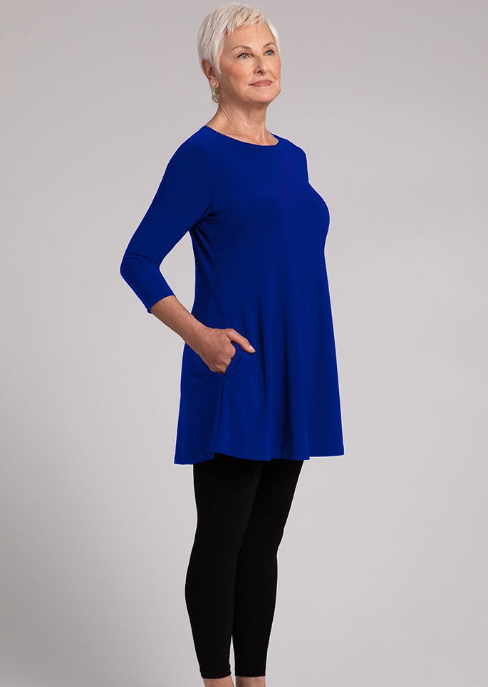 Sympli - Trapeze Tunic 3/4 Sleeve