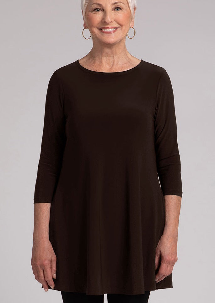 Sympli - Trapeze Tunic 3/4 Sleeve