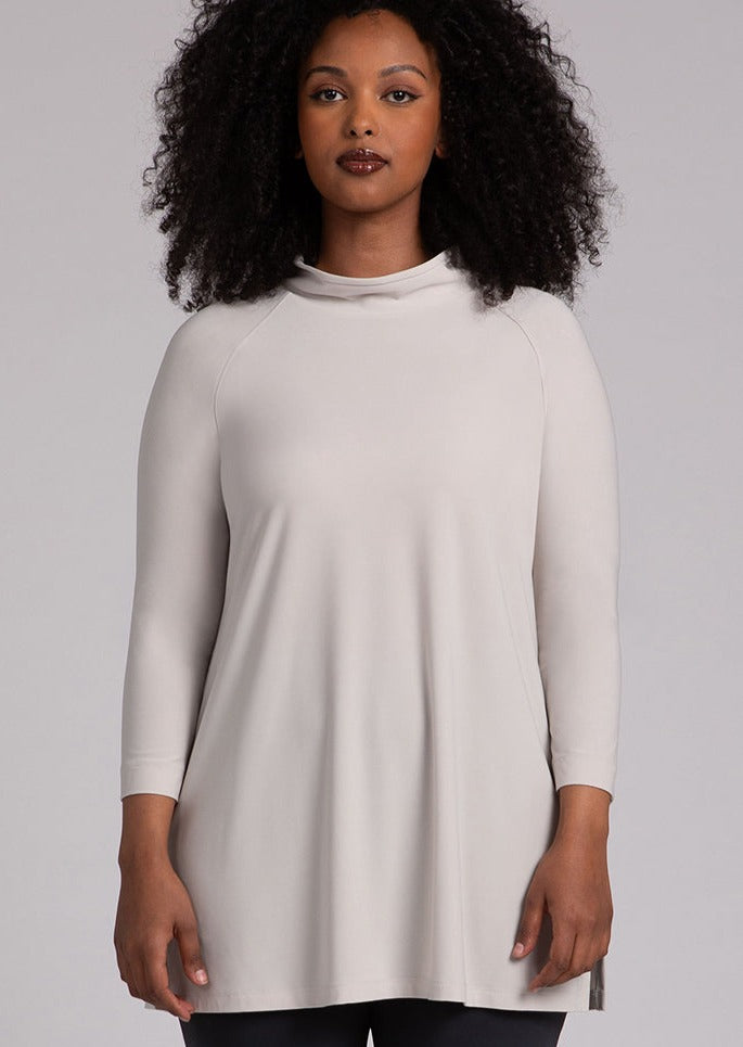 Sympli - Svelte Funnel Neck Tunic