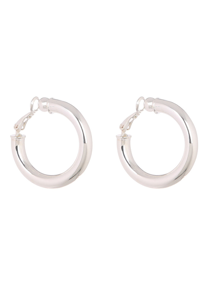 Merx - Clip On Hoop Earrings